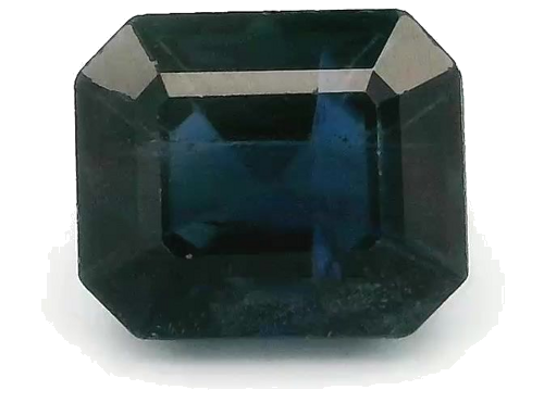 1.0 carat BLUE STEP cut Octagonal Safyras (1)