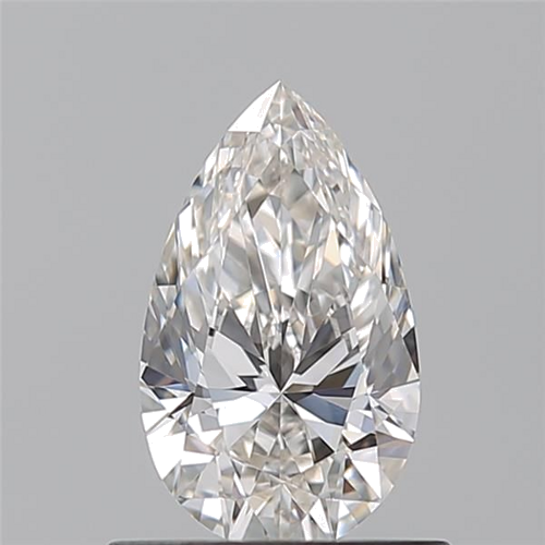0.7 carat H-IF Natūralus Pear Deimantas (1)