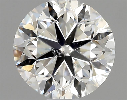 0.5 carat H-SI2 GD cut Natūralus Round Deimantas (1)