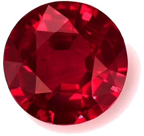 0.64 carat RED Round Rubinas (1)