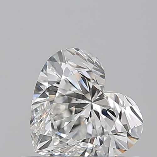 0.55 carat G-VVS2 Natūralus Heart Deimantas (1)
