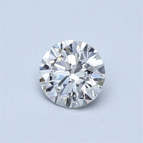 0.44 carat F-VVS1 Excellent cut Natūralus Round Deimantas (1)