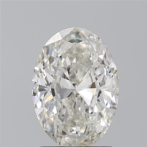 1.7 carat I-SI2 Natūralus Oval Deimantas (1)