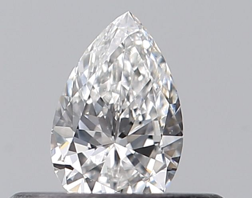 0.23 carat E-VVS2 Natūralus Pear Deimantas (1)