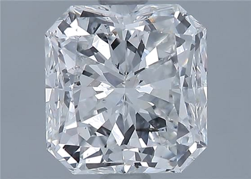 1.6 carat F-SI2 Natūralus Radiant Deimantas (1)