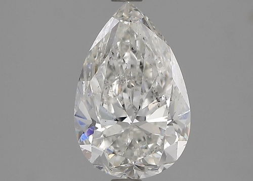 1.81 carat H-SI2 Natūralus Pear Deimantas (1)