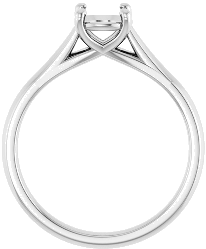 Sužadėtuvių Žiedas „Solitaire“ 14k white gold Round 7.4mm (2)