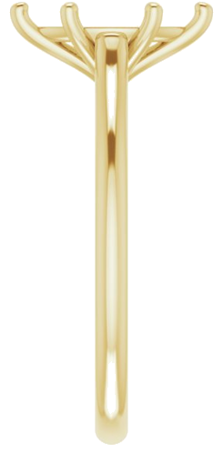 14K Yellow 10x5 mm Marquise Solitaire Engagement Ring Mounting (4)