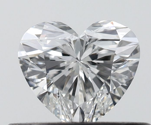 0.33 carat G-VVS2 Natūralus Heart Deimantas (1)