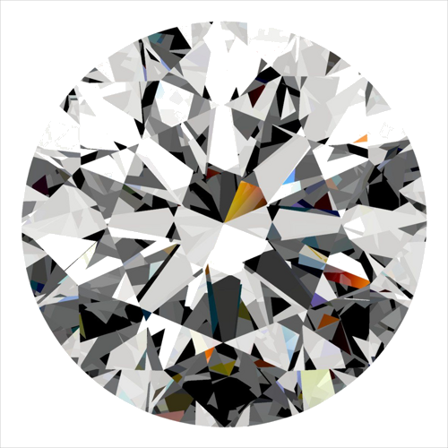 0.33 carat F-VVS2 Excellent cut Natūralus Round Deimantas (1)
