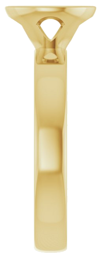 Sužadėtuvių Žiedas „Bezel-Set Solitaire“ 14k yellow gold Oval 8mm x 6mm (4)