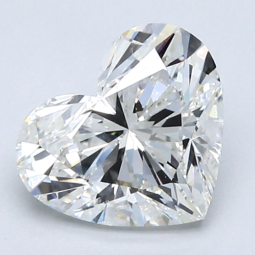 2.01 carat I-SI2 Natūralus Heart Deimantas (1)