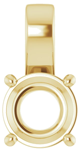 10K Yellow 8 mm Round Pendant Mounting (1)