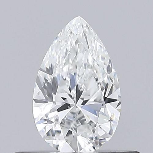 0.4 carat E-VVS1 Natūralus Pear Deimantas (1)
