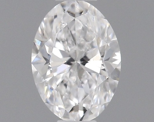 0.45 carat D-VVS2 Natūralus Oval Deimantas (1)