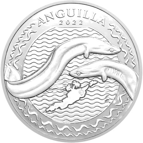 1 oz Ungurys 2022 Karibų salos sidabrinė moneta (1)