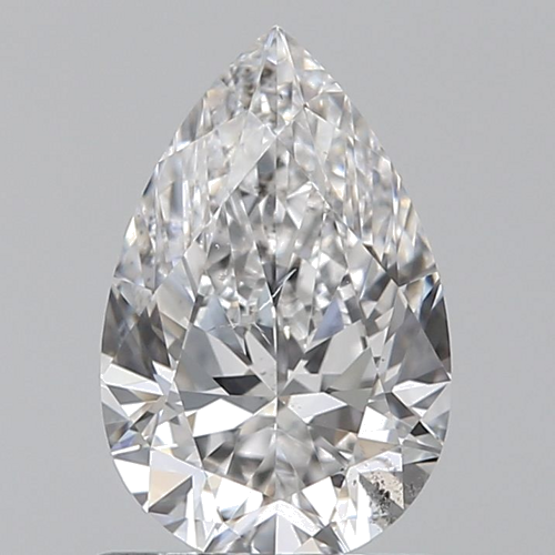 0.9 carat E-SI2 Natūralus Pear Deimantas (1)