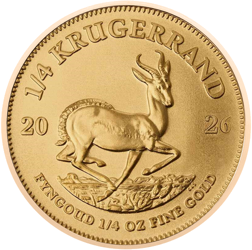 1/4 oz Кругерранд 2026 Южна Африка Златна монета (1)