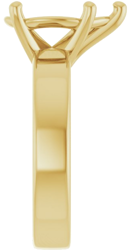 Sužadėtuvių Žiedas 14k yellow gold Pear 12mm x 8mm (4)