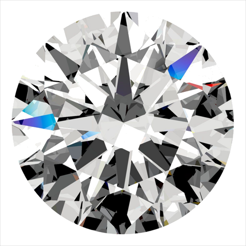 0.4 carat E-VS2 Excellent cut Natūralus Round Deimantas (1)