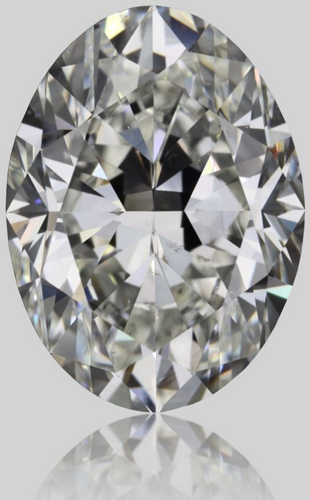 1.52 carat I-SI1 Natūralus Oval Deimantas (1)
