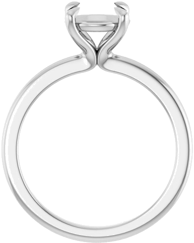 Sužadėtuvių Žiedas „Claw-Prong Solitaire“ 14k white gold Round 7.4mm (2)
