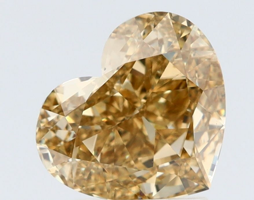 2.01 carat Fancy Brownish Yellow-VS1 Natūralus Heart Deimantas (1)