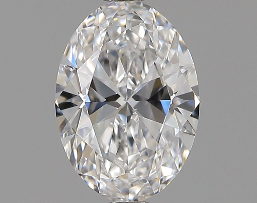 0.55 carat D-VVS2 Natūralus Oval Deimantas (1)