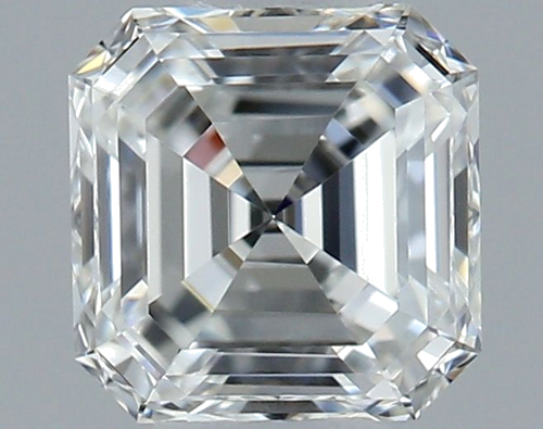 0.45 carat G-IF Natūralus Asscher Deimantas (1)