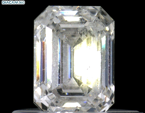 0.51 carat G-SI2 Natūralus Emerald Deimantas (1)