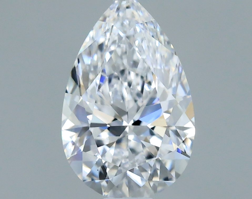 0.51 carat D-VS1 Natūralus Pear Deimantas (1)
