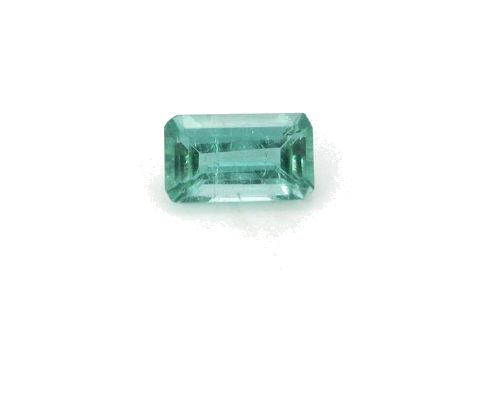 0.98 carat BLUE STEP cut Octagonal Tourmaline (1)