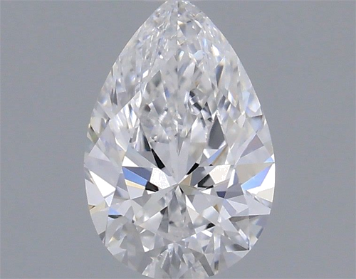 0.4 carat D-VVS2 Natūralus Pear Deimantas (1)