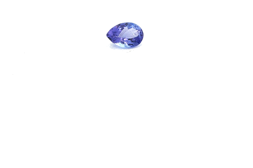 0.66 carat BLUE Pear Tanzanite (1)