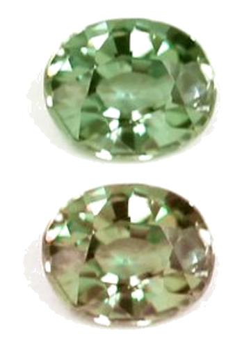 0.41 carat GREEN Oval Alexandrite (1)