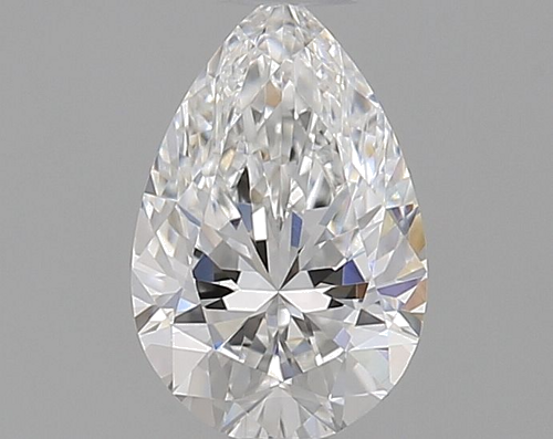 0.32 carat E-VVS2 Natūralus Pear Deimantas (1)