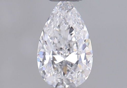 0.25 carat D-VVS1 Natūralus Pear Deimantas (1)