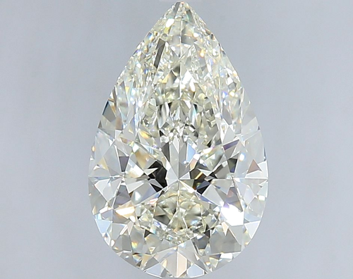 3.0 carat K-VS1 Natūralus Pear Deimantas (1)