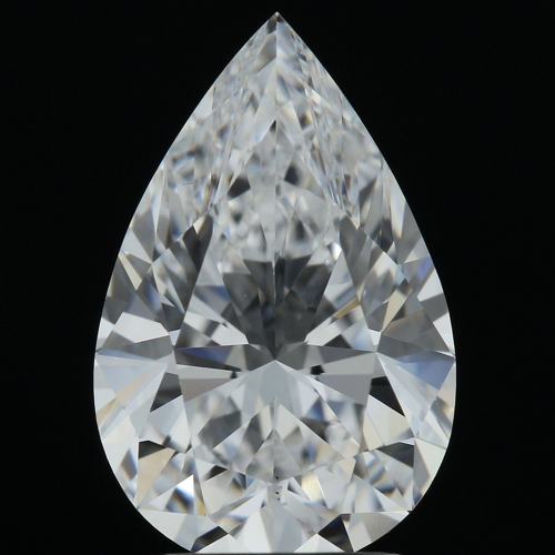 2.52 carat D-VS1 Natūralus Pear Deimantas (1)