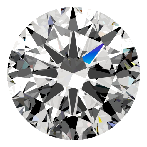0.4 carat I-SI1 Very Good cut Natūralus Round Deimantas (1)