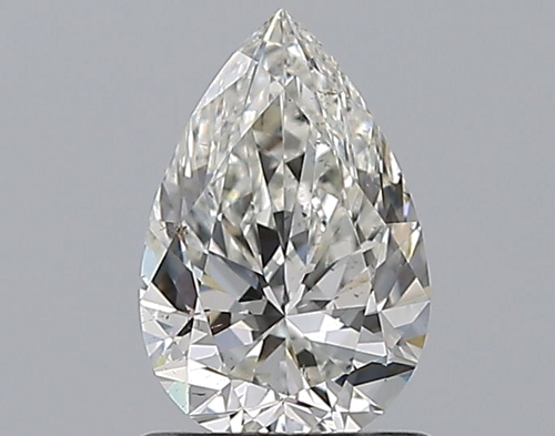 0.91 carat H-SI1 Natūralus Pear Deimantas (1)