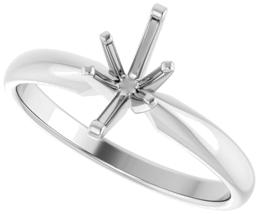 Sužadėtuvių Žiedas „Solitaire“ 14k white gold Marquise 8mm x 4.5mm (5)
