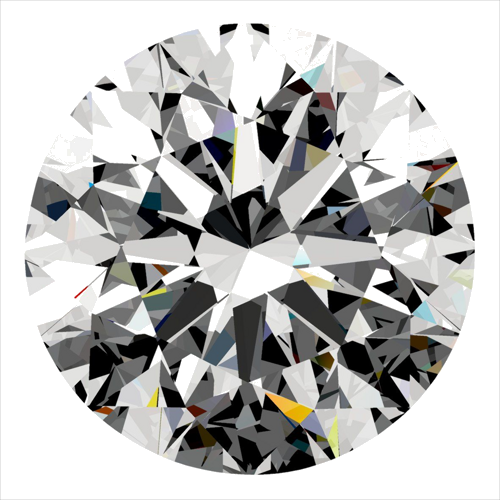 0.3 carat D-VS2 Very Good cut Natūralus Round Deimantas (1)