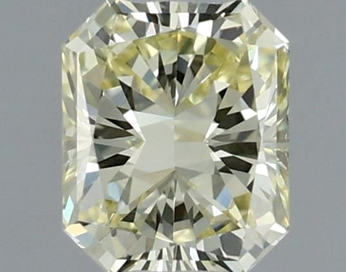 0.46 carat Fancy Light Yellow-VVS2 Natūralus Radiant Deimantas (1)