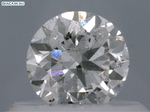 0.39 carat I-SI2 Very Good cut Natūralus Round Deimantas (1)