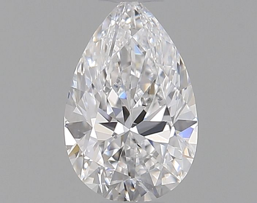 0.3 carat D-VVS1 Natūralus Pear Deimantas (1)