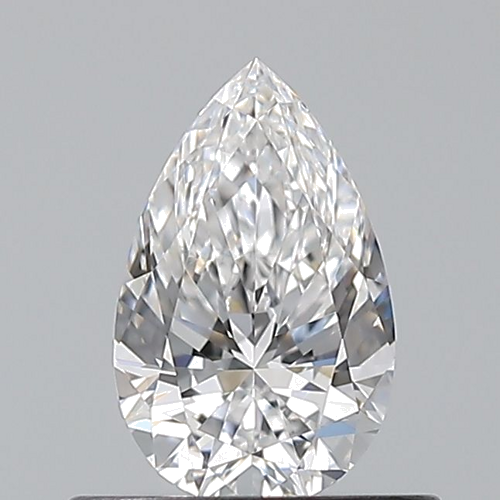 0.5 carat D-VVS1 Natūralus Pear Deimantas (1)