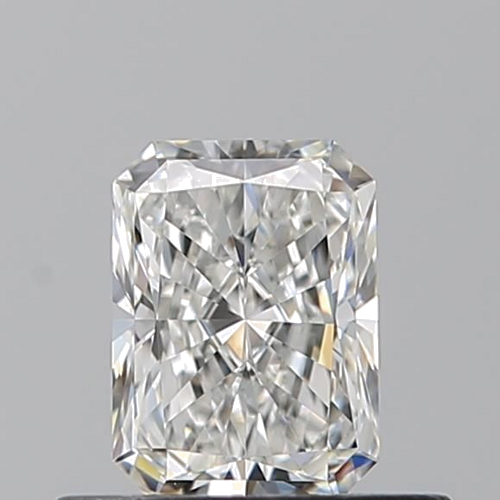 0.5 carat F-VVS1 Natūralus Radiant Deimantas (1)