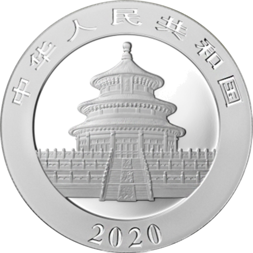 2020 Panda China 10 Yuan 30 g silver coin (2)