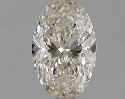 0.6 carat K-SI2 Natūralus Oval Deimantas (1)